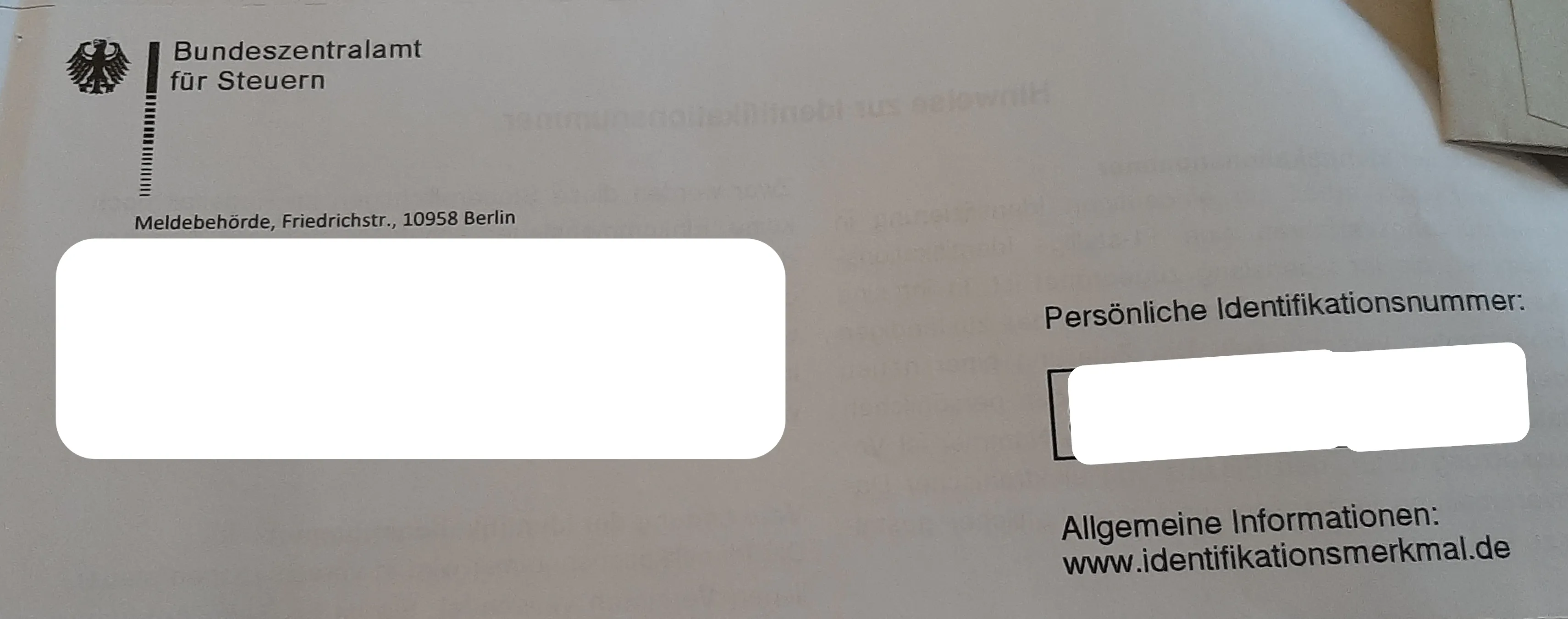 Numero de identificacao fiscal na alemanha